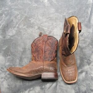 Roper Sidewinder Boots Mens 8.5 EE WIDE Square Toe Cowboy Western‎ Riding Rodeo